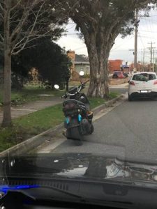 Police warn after rider fined