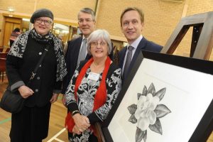 Broad brush entries for art show