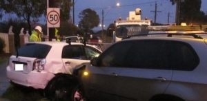 P-plater hits power pole