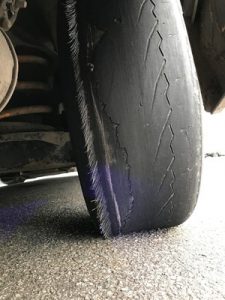 Rubber hits the road