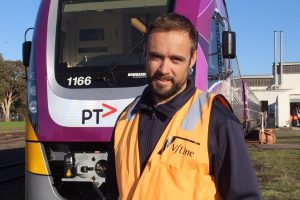 TV on track for train tester