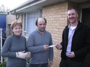 Support helps scared family