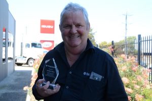Mobile parts man marks milestone