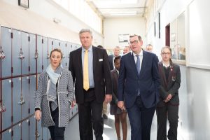 Premier visits principal for upgrade tour
