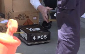 Three men arrested in fireworks raids