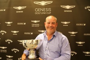 Genesis of the game, golfers make the link
