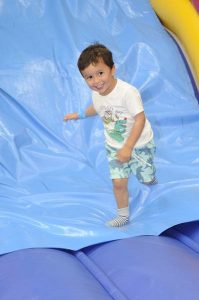 Kids bounce through the holidays