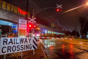 Final train passes through
