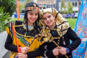 Cultures unite in harmony