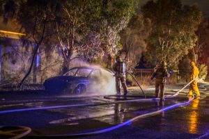 Torched car mystery