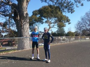 Olympian wheels into velodrome fight