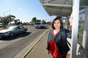 Greens drive fast EastLink bus