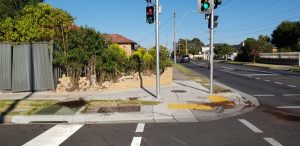 Three hurt at black-spot corner