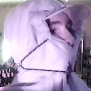 Masked males wanted over liquor ram-raid