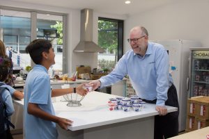 School scores benchmark gift