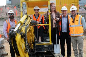 Work starts on central park