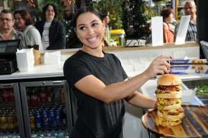 A burger of many layers
