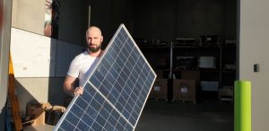 Solar firm burnt