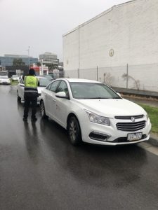 Parking officer pushes the limit