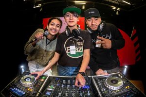 Young DJs mix with the pros