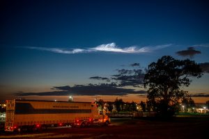 Meteoric trail