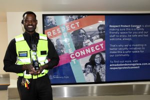 Plaza guard wins top award