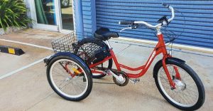 Pensioner’s trike swiped twice
