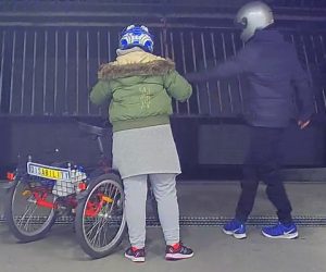Tricycle thieves caught on CCTV
