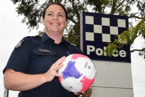 Cops on court in Victorian games