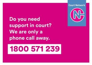 Phone support for court users