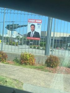 Sign of ‘disrespect’ removed