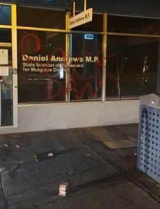 Premier’s office attacked