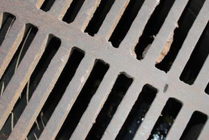 Sewer spill after heavy downpour