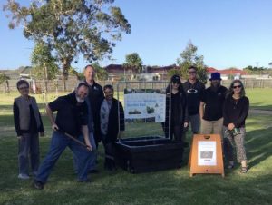 First beds set for Keysy garden