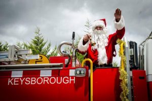 Santa’s big red Keysy tour