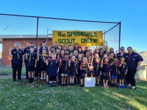 Award for our determined scouts