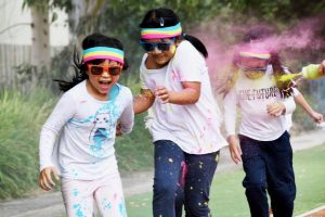 Run through rainbows