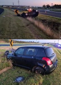 Drunk learner crashes out
