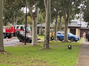 Two injured in rollover