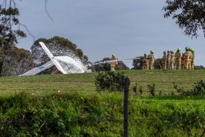 Plane plummets near airport