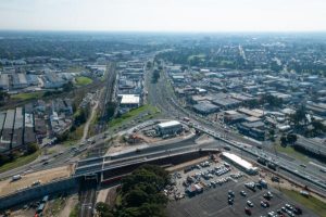 Highway closed for bridge works