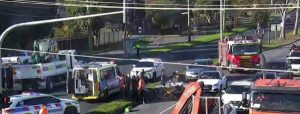 Fleeing driver chased down
