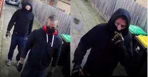Resident stabbed in home invasion