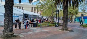 Moderna jabs in Palm Plaza