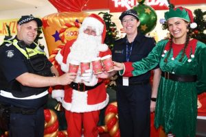 Santa cops a cuppa