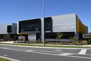 Car crashes into Keysborough school