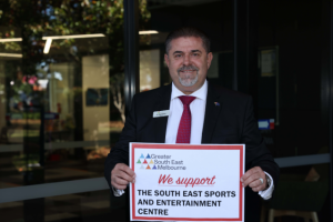 Mayor hopeful Dandenong plays part in Commonwealth Games
