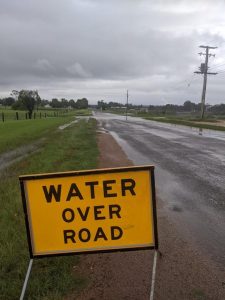 Wet weather: slow down