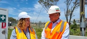 $27m track laid for inland port