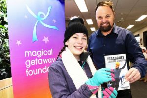 Olympian puts icing on charity day